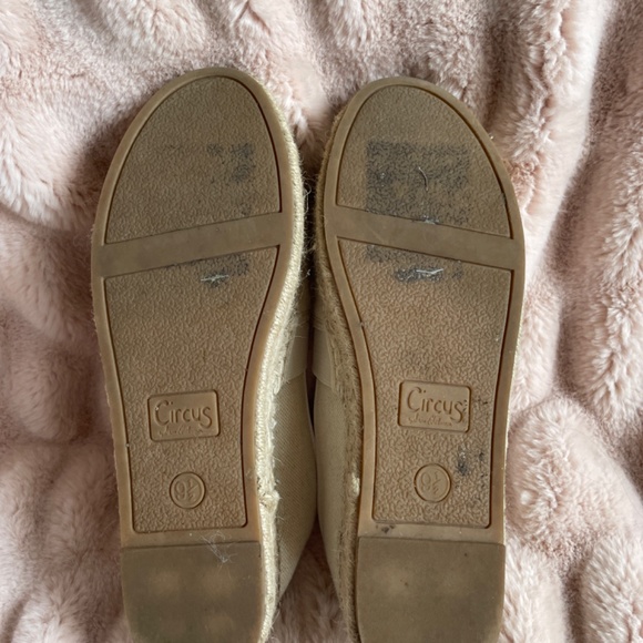 Circus by Sam Edelman espadrilles platform linen shoes - Picture 5 of 6